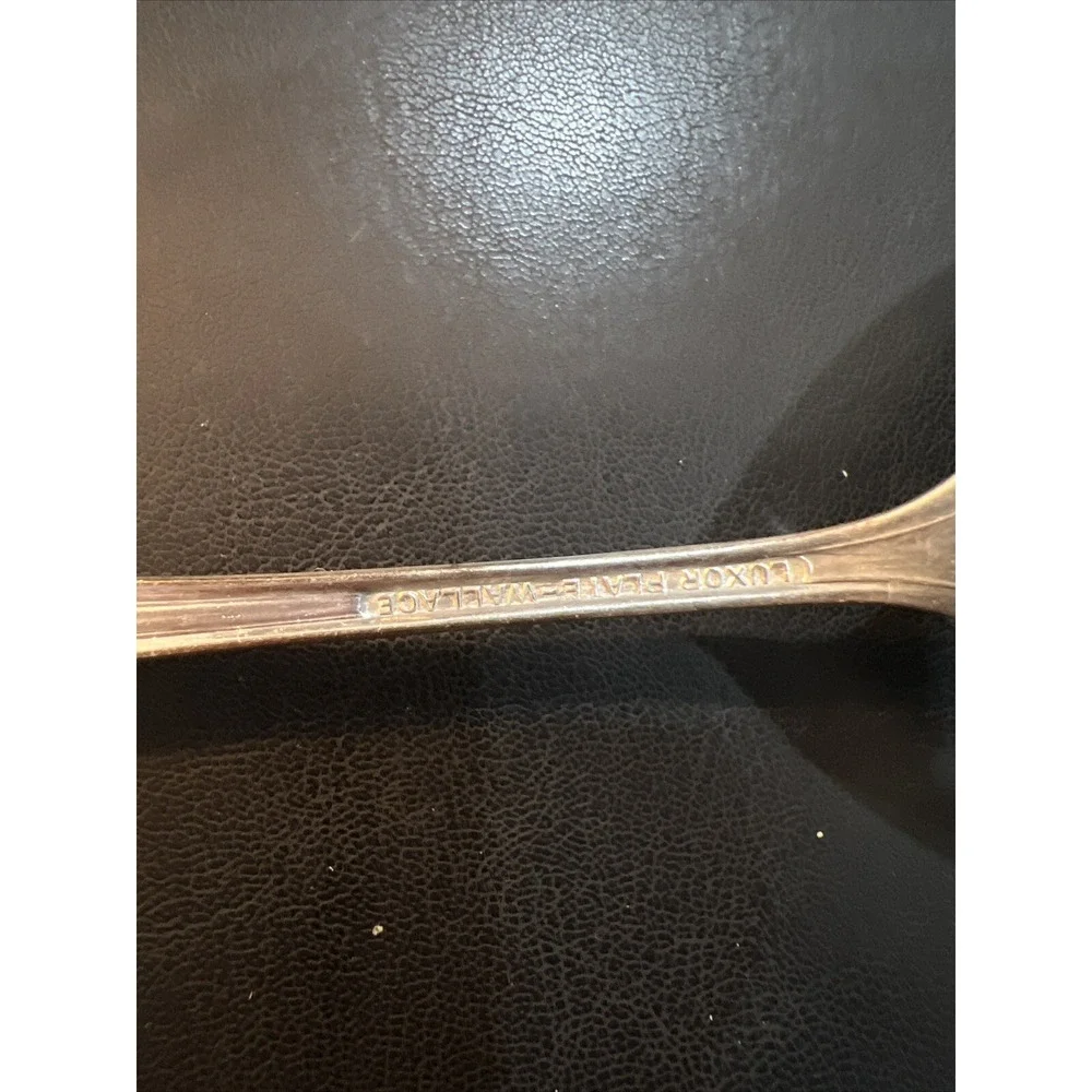 VINTAGE 1937 HOLLYWOOD LUXOR PLATE WALLACE BON BON SILVERPLATE SERVING SPOON